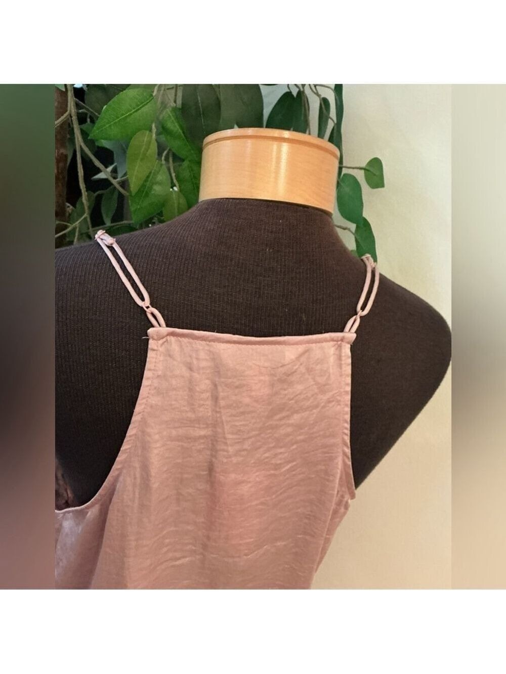 Women's Nine West Pink Lace Trim Camisole L with adjustable straps NWT - Picture 5 of 14